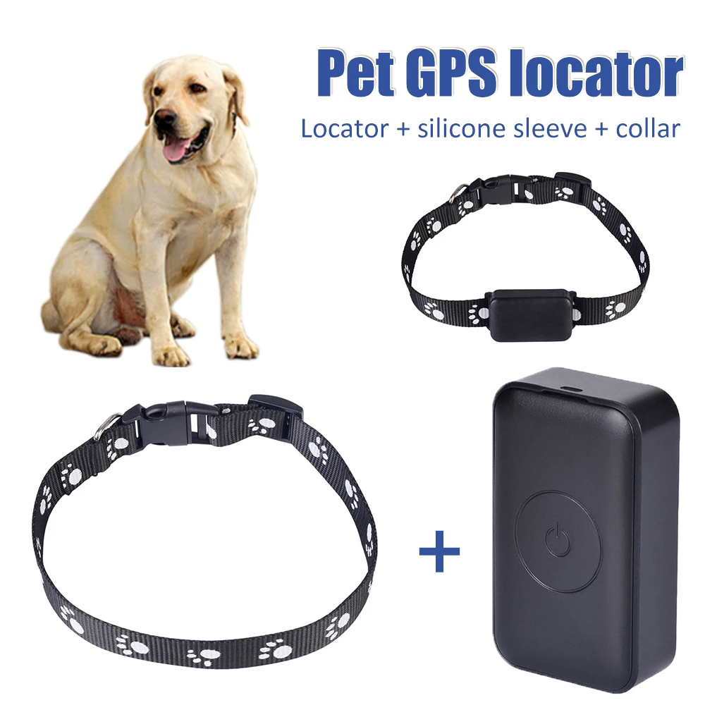 

Pet GBS Tracker Collar For Dogs Cats USB Charging Anti-Lost Tracking Device GSM AGPS LBS SOS Monitor For Elderly Children Pets