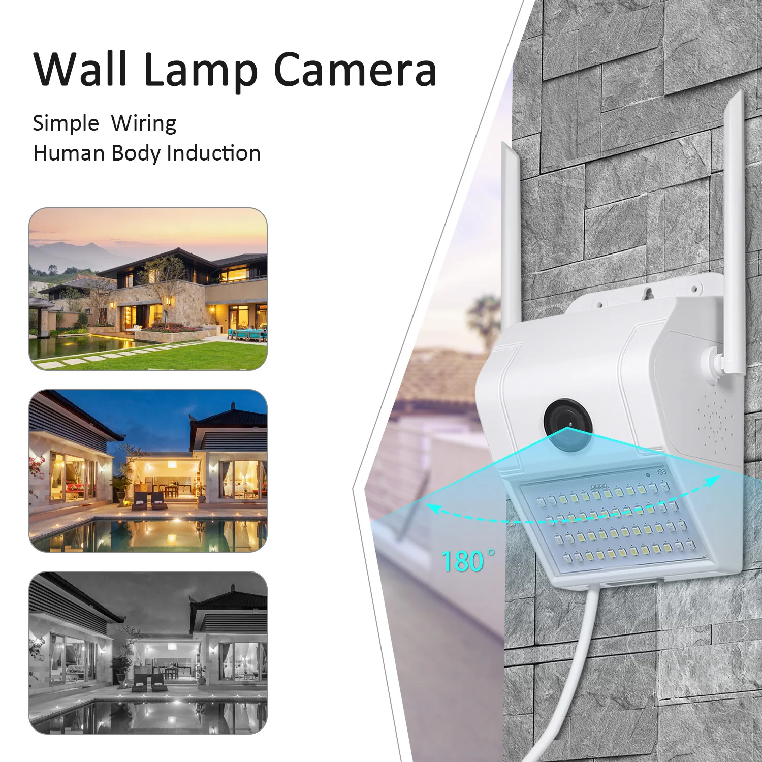 1080P многофункциональная Wi-Fi беспроводная уличная настенная веб-камера