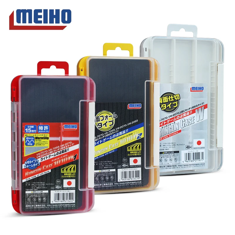 

MEIHO 1010 Вт 3010 Вт коробка для хранения рыболовных приманок крючков пластиковые отсеки для рыболовных аксессуаров коробка для аксессуаров кор...