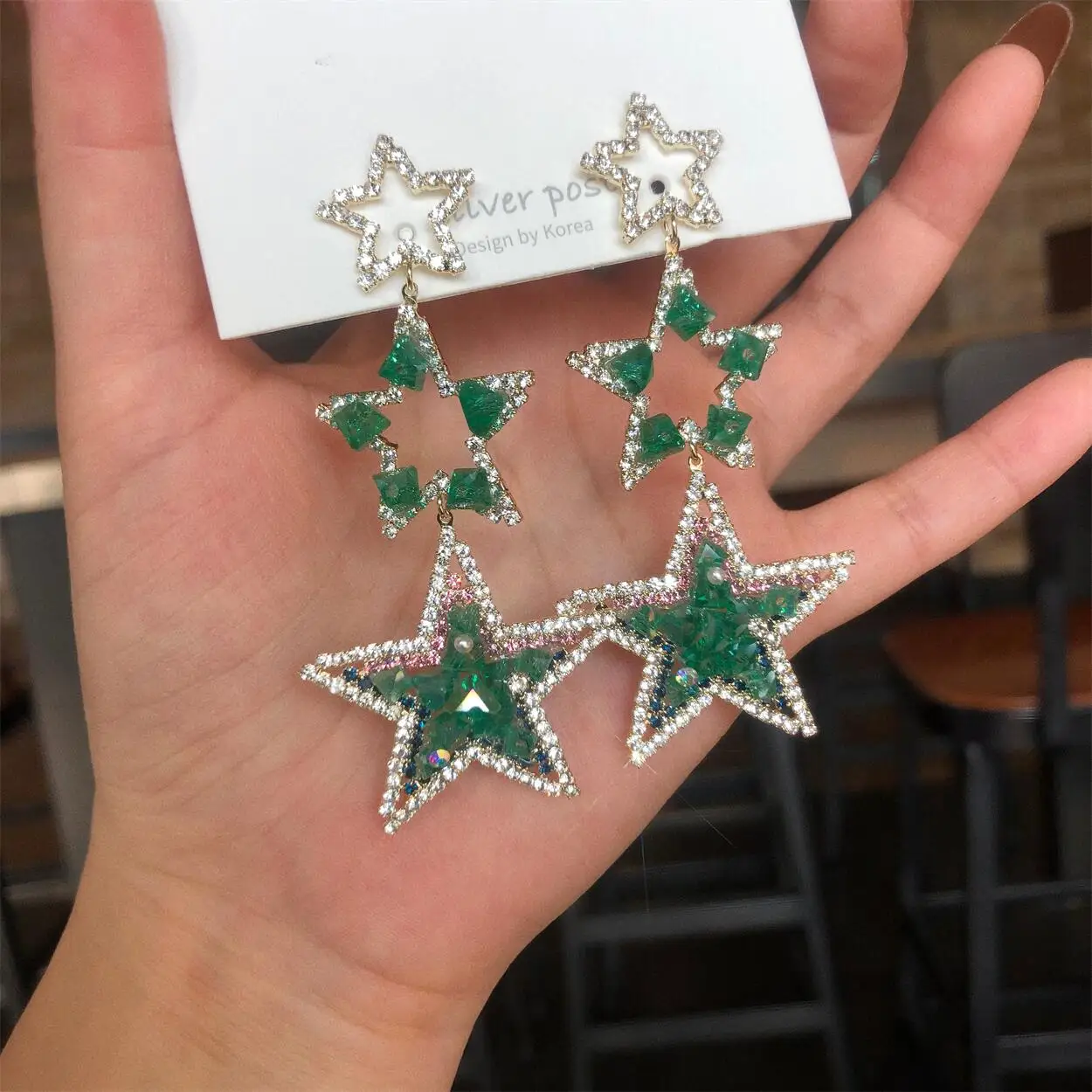 

Fashion Irregular Electroplating Tassel Long Ladies Wedding Accessories Exaggerated Temperament Earrings Baroque