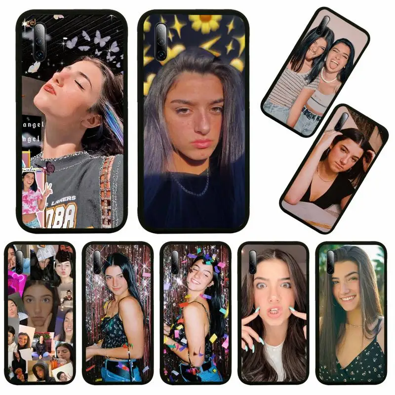 

Charli Damelio Phone Case For Huawei Honor View V 5 7 8 9 10 20 30 X S Play Lite Pro Cover