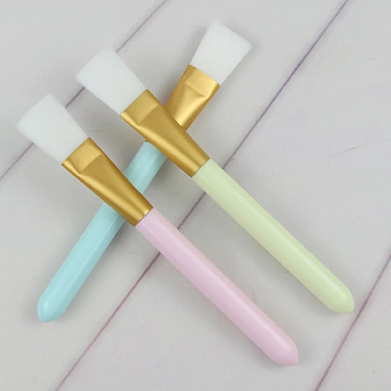 1 шт. PP кисть для маски лица розовый синий желтый ручка кисти макияжа
