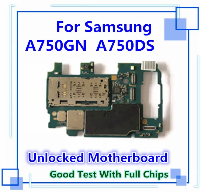 Оригинальная материнская плата для Samsung Galaxy A70 A750GN A750DS/FD с чипами одной/двумя SIM