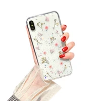 for iphone xs max case small floral phone case small fresh tpu shockproof soft for iphone 678xxr1111pro11promax