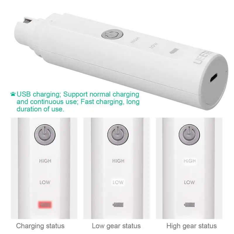 Электрическая шлифовальная машинка для домашних животных с перезаряжаемой