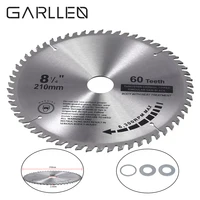 GARLLEN 210mm 60T Circular Saw Blade TCT Blade for Solid Woodworking Rotary Cutting Disc Wheel For Wood Table Saw Angle Grinder