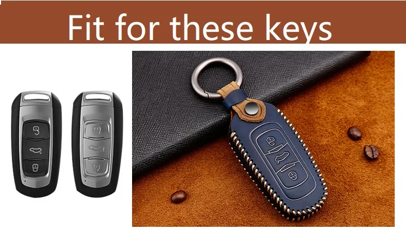 

Genuine Leather Handmade Car Key Cover key Case For Geely Atlas Boyue NL3 EX7 Emgrand X7 EmgrarandX7 SUV GT GC9 borui