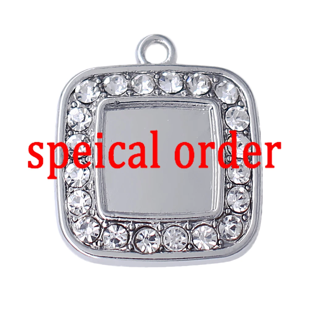 Новый металлический кулон с инкрустацией кристаллами на заказ для особых