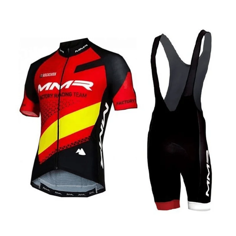 

MMR cycling jersey suit summer men short sleeves bib shorts maillot ciclismo bike apparel roadbike bicycle clothing pro team kit