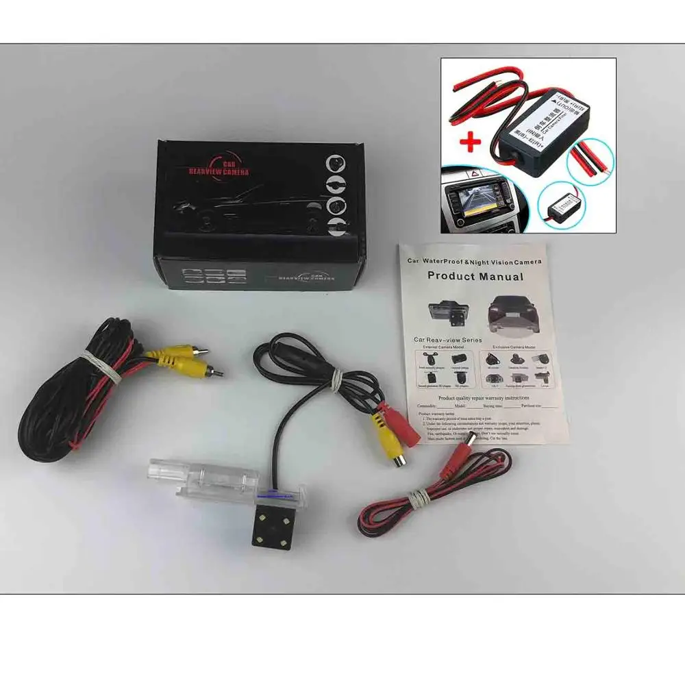 RC8288 fullsets Yessun камера номерного знака для Seat Altea XL сиденье Altea Freetrack 2004~ Автомобильная камера заднего вида помощь при парковке - Название цвета: RC8288 fullsets