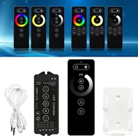 dc5 24v rgb rgbw single color 2 4g wireless dimming controller ultra thin lithium battery set led lights with