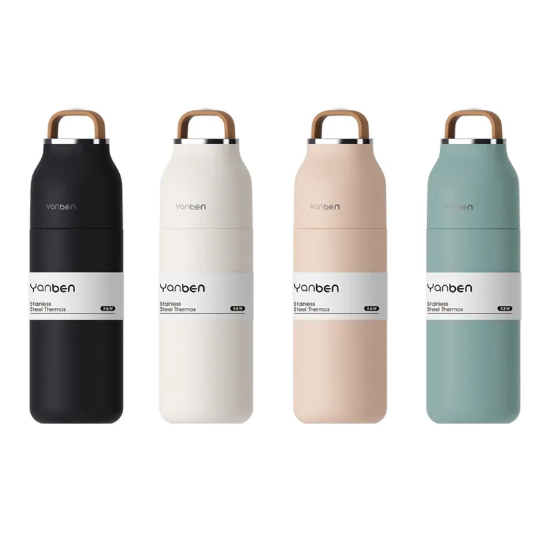 

Insulation Male and Female Portable Students High-End Simple Sport Bottle Personalized Thermos Vacuum Flask Stainles Steel