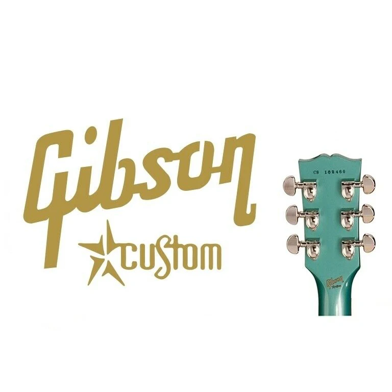 Gibson-пользовательские наклейки для гитары специальные головы раздвижные логотип.