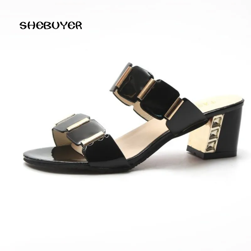 Женские босоножки на массивном каблуке сандалии с открытым носком лето 2018|Боссоножки и сандалии| |