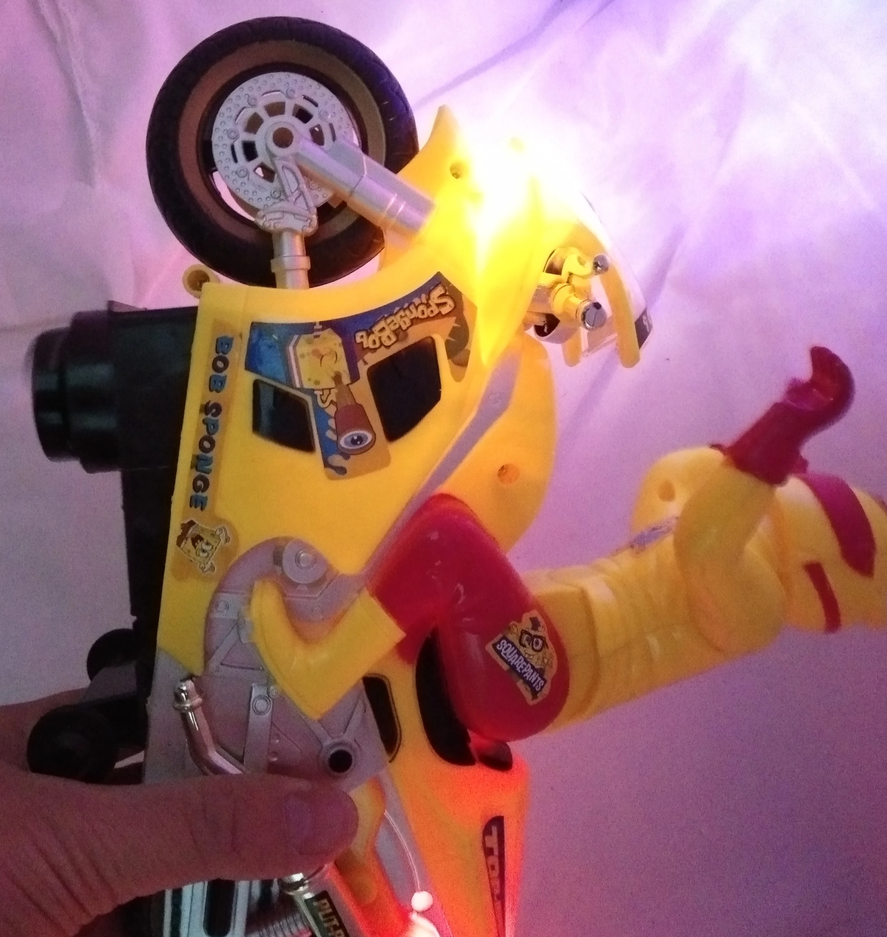 

KIDS ELECTRIC FLASHING LIGHT MUSIC SOUND DUMP&GO MOTOR BIKE TOY