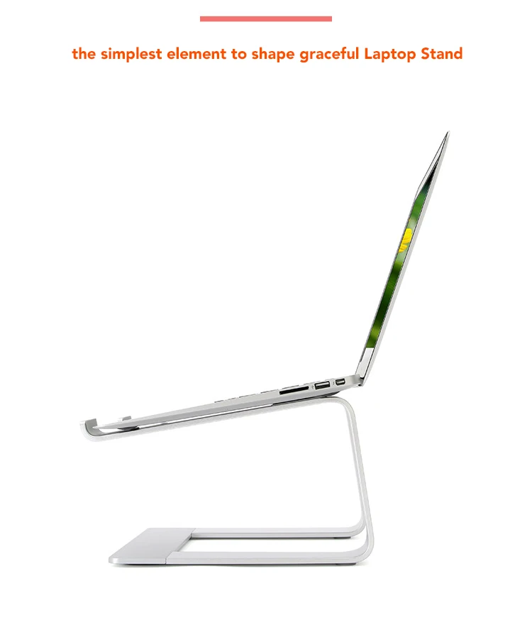 Съемная подставка для ноутбука держатель компьютера охлаждающая MacBook Pro Air 11 17