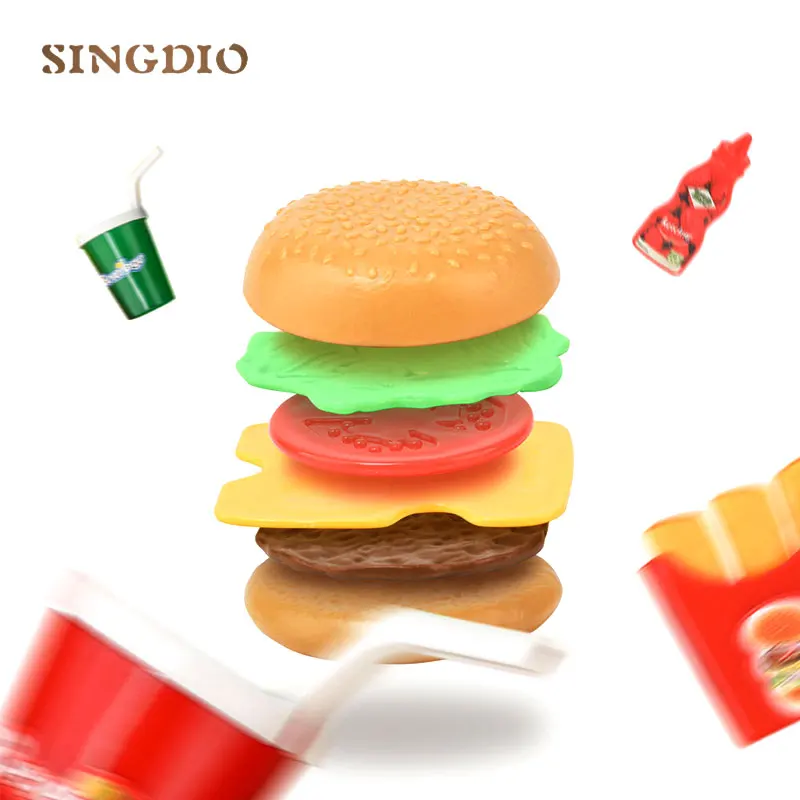 Имитация мини-пластика кухня ребенок притворяться играть кукла поддельная еда