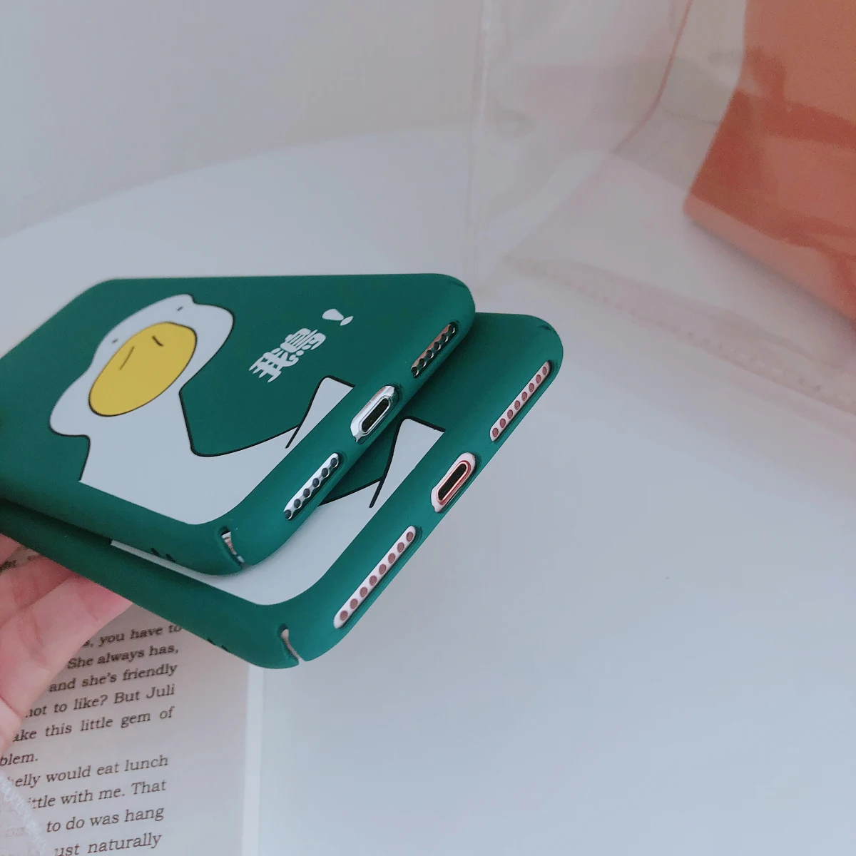 New Lovely Cute Big Goose Matte Case For Apple iphone 6 6S 7 8 Plus X XR XS Max Cover Ip 6plus 7plus 8plus XsMax Green Hard | Мобильные