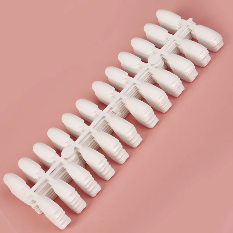 240Tips/Set Professional Nail Tips Blanks Nails Natural White Black Clear Color Chart Art Salon Tols |