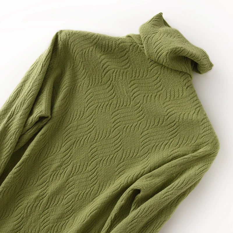 Autumn and winter new pile of high collar dark knit pullover women ALKMENE sexy fashion slim bottoming sweater women