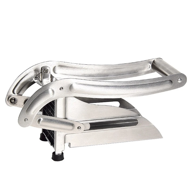 

French Fry Cutter, Potato Slicer with No-Slip Suction Base Onion Chipper Perfect for Potato,French Fries,Cucumber