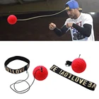 Боксерский рефлекторный скоростной Пробивной мяч для спортзала бокс Муай Тай Упражнение ММА Санда боксер повышение реакции сила рук глаз Тренировочный Набор для снятия стресса