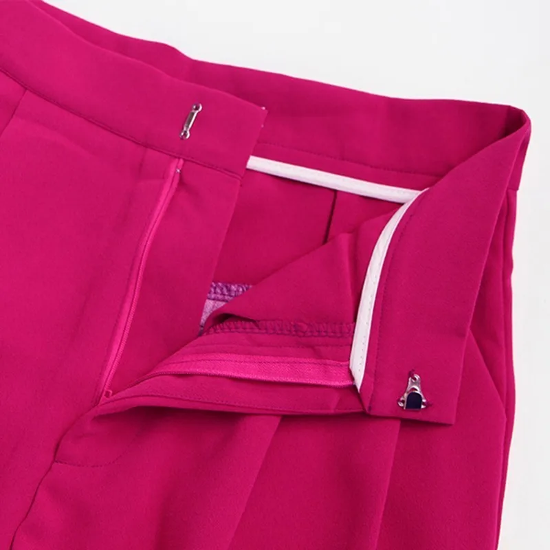 

Bella philosophy 2019 autumn Long Pants Female High Waist Solid Straight Trousers For Women Large Size Casual Fashion Clothes