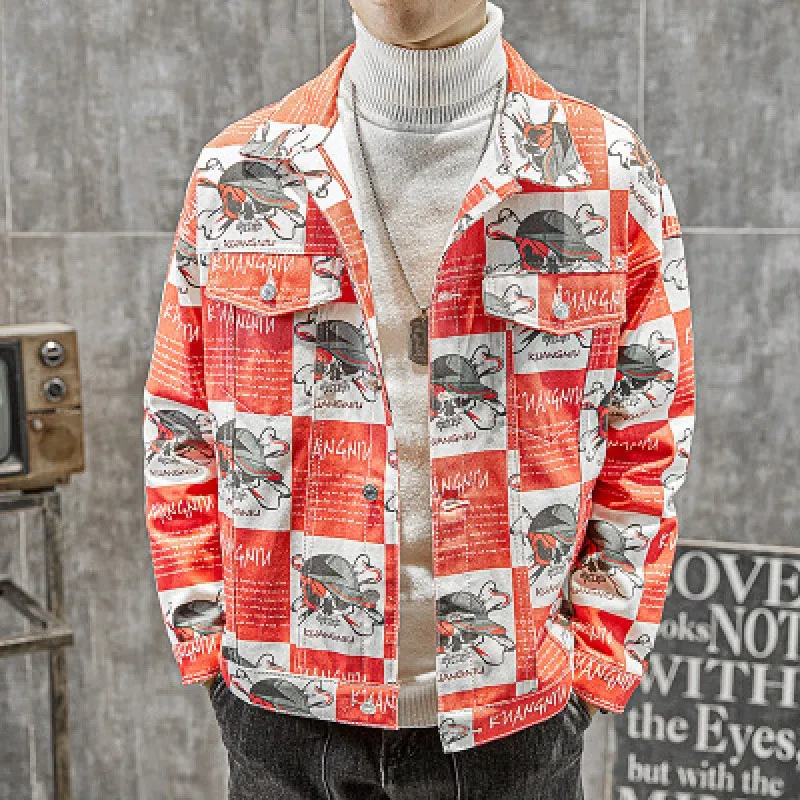 

2020 Autumn and Spring new denim jacket men fashion hip hop street jacket casual comfort coat