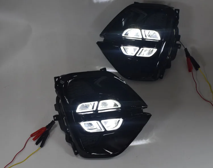 YUANEN для Kia Sportage KX5 led DRL Передняя противотуманная фара крышка дневного света