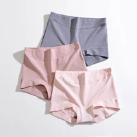 high waist panties women boxer breathable cotton graphene crotch underwear cute print seamless briefs girls slimming underpants