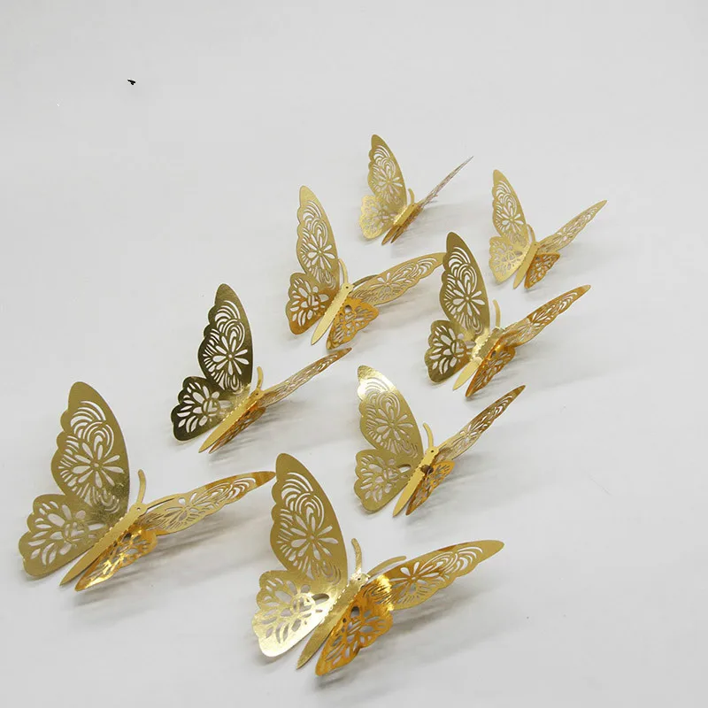 

Hollow 3D Butterfly Wall Decoration Cute Butterfly Wall Sticker Art Deco Home Decoration Festival Party Arrangement