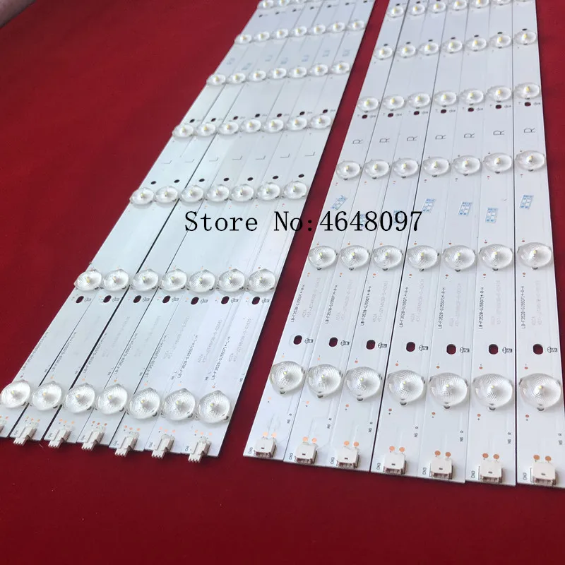 14pcs/set LED Backlight strip 14 lamp For Phi lips 55&quotTV LE55K071K LD55U3100 LB-F3528-GJ550714-R/L-H 55BFL2849/T3 55PFL5V40 | Лампы и