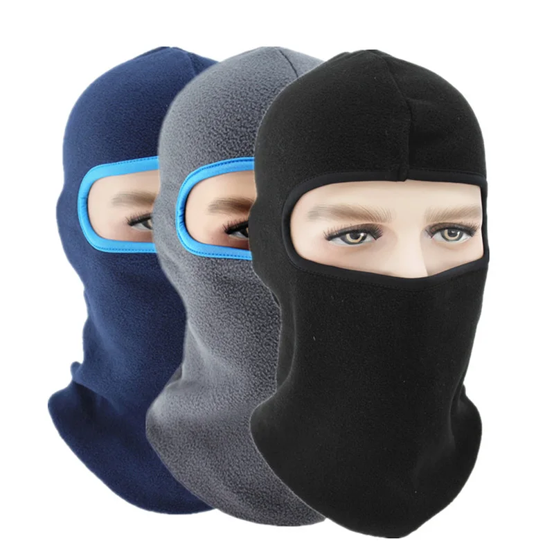 Зимние Термальность Флисовая Балаклава маска для лица Теплые мотоциклетные