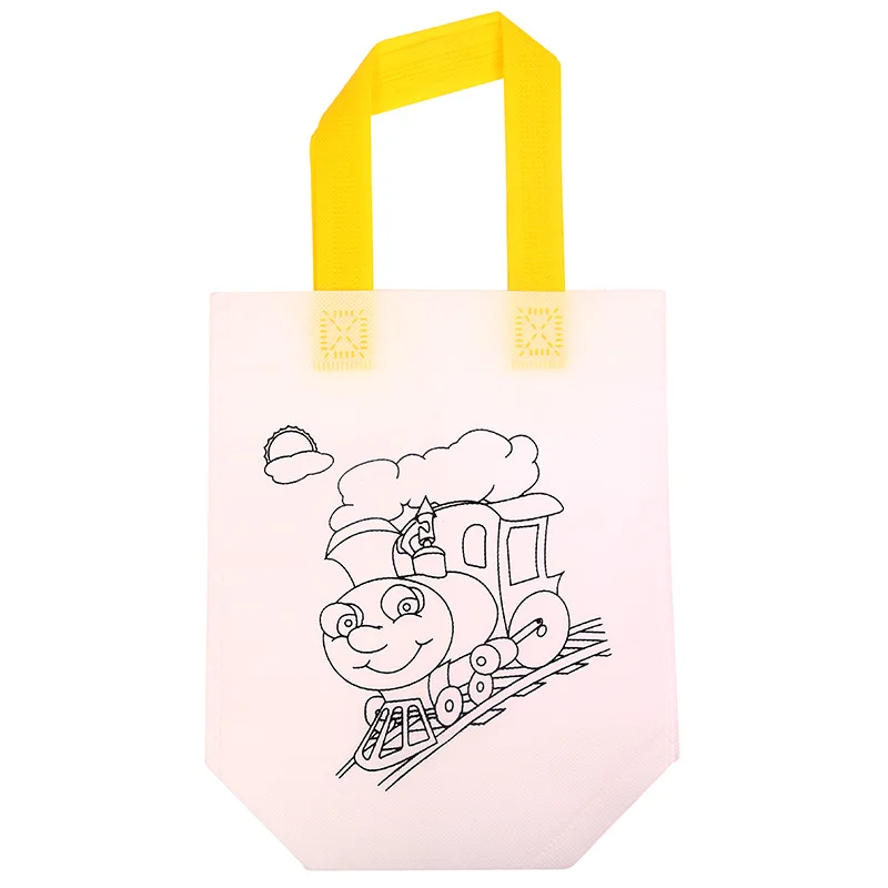 train Новые дети мальчик девочка DIY Рисование ремесло цветной мешок дети обучение Развивающие игрушки для рисования с безопасной нетоксичной водой ручка подарки - Цвет: train