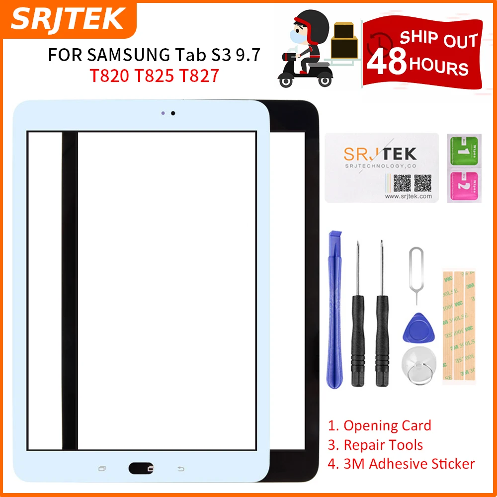 

For Samsung Galaxy Tab S3 9.7 T820 T825 T827 SM-T820 Outer Glass Front Screen Lens Panel (Not Touch Screen Digitizer Sensor )