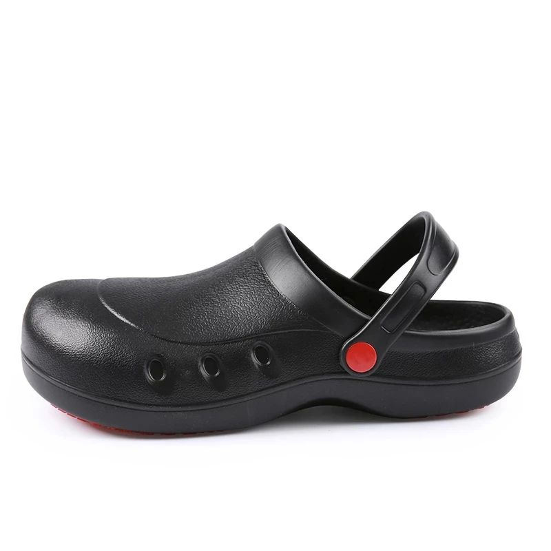 

High Quality EVA Non-slip Waterproof Oil-Proof Kitchen Work Shoes Master Cook Restaurant Chef Shoes Flat Sandals Safety Shoes