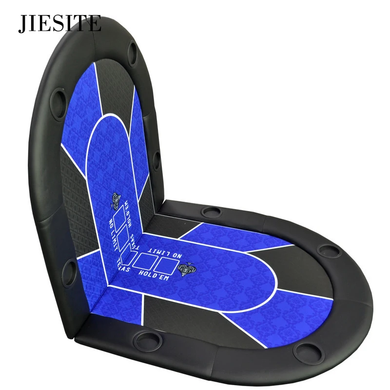 JIESITE 181x92x4cm Texas Hold'em Настольный складной настольный стол для казино, два сложения