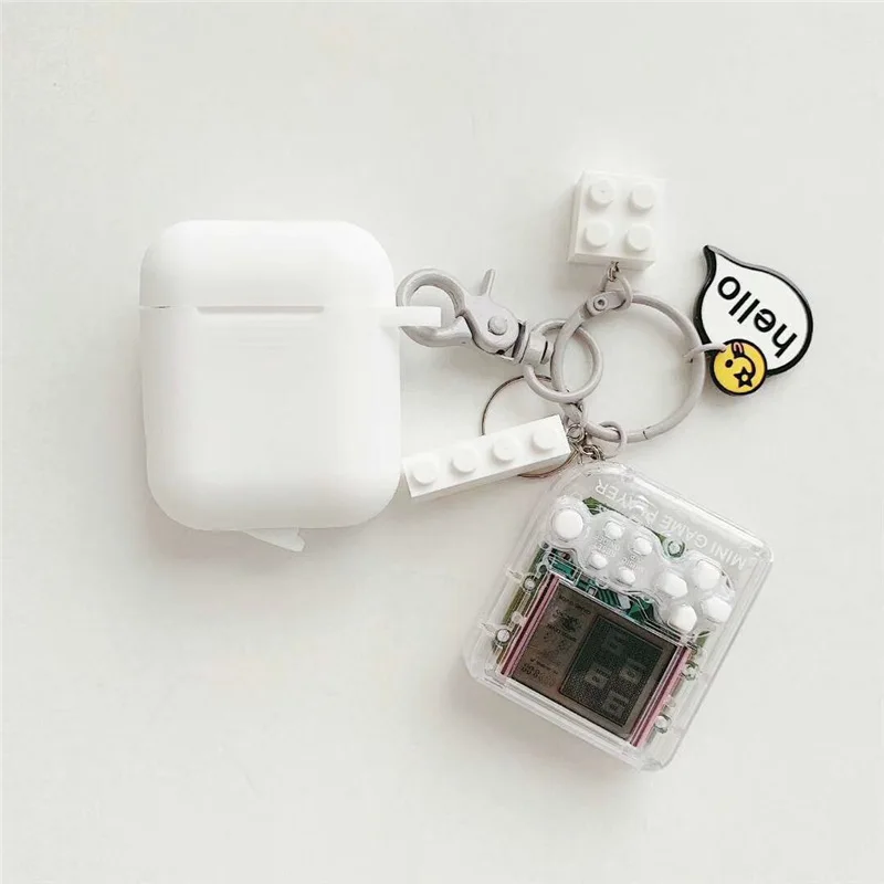 Мультяшный силиконовый чехол для AirPods, чехол с милым тетрисом, чехол для наушников s для Apple Airpods 2, сумка для наушников, аксессуары для наушников