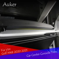 car accessories interior decoration center dash molding cover for vw volkswagen golf 8 mk8 2020 2021