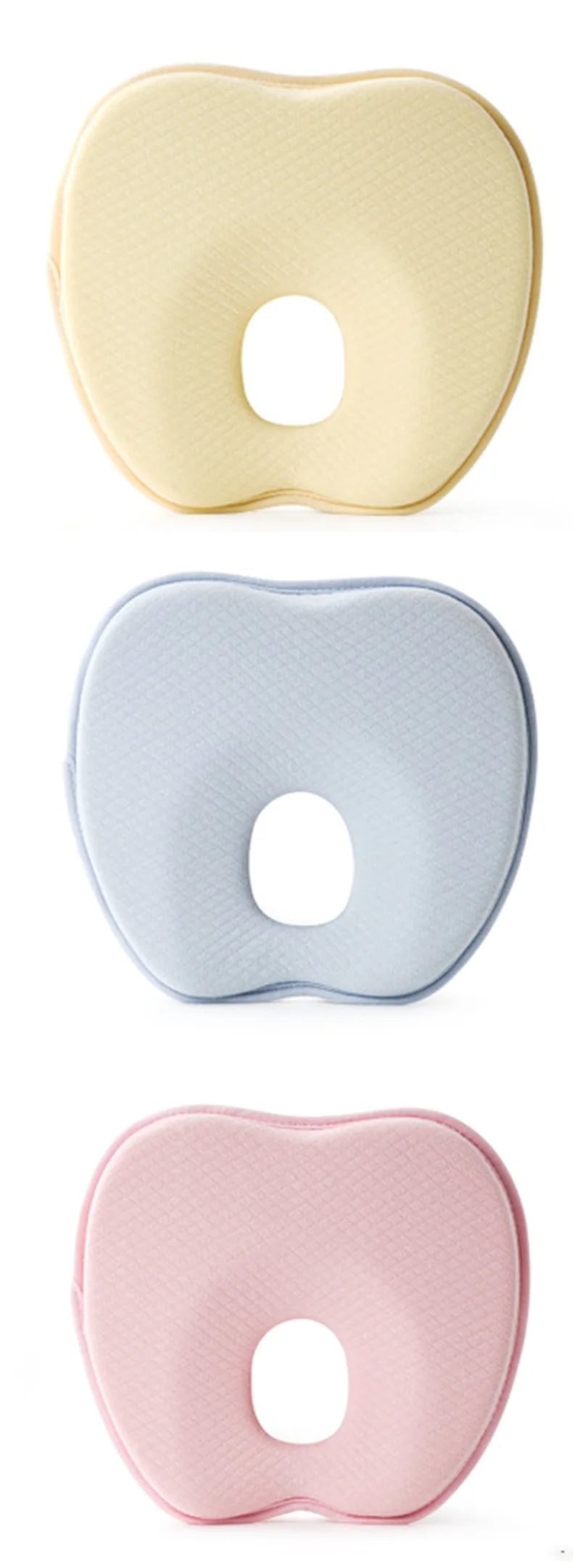 

Anti Flat Head Baby Pillow Newborn Memory Foam Infant Baby Head Cushion Support Anti Roll Shaping Pillow for Baby Neck Subject