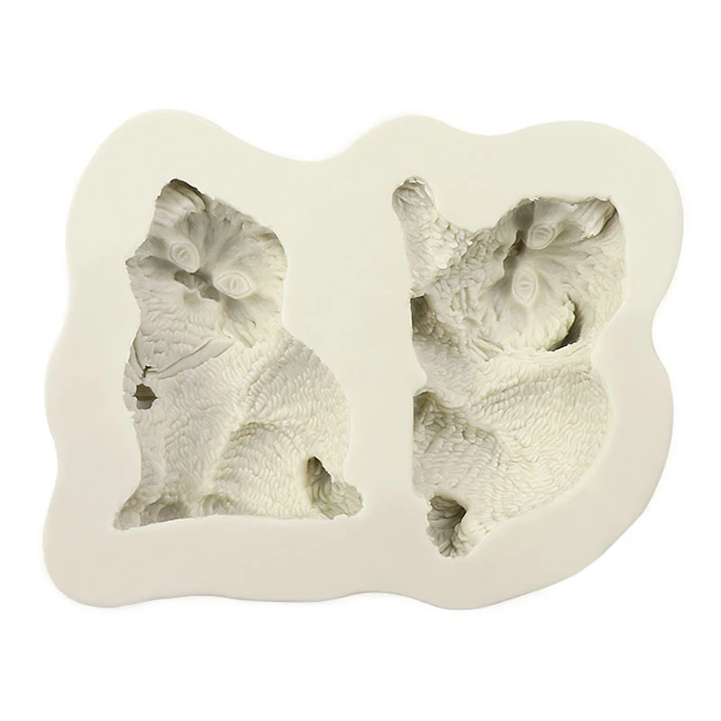 Силиконовые формы для изготовления мыла с милым животным узором DIY ручной работы