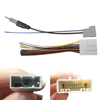 hot car stereo cd player wiring harness antenna adapter 15 pin wiring cable radio installation plug for nissan subaru infiniti