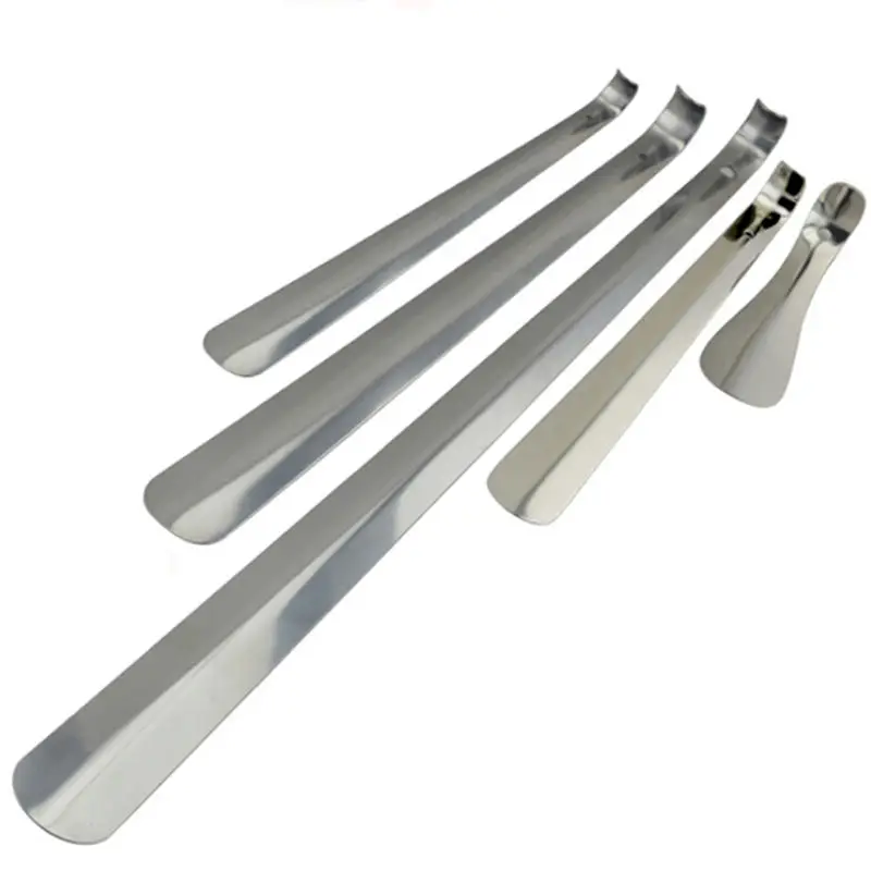

1PCS 16/30/45/52/58cm Professional Durable Handle Stainless Steel Silver Shoe Horn Lifter Long Shoespooner