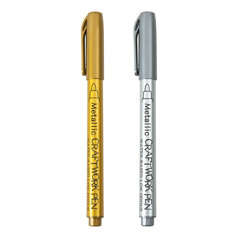 

2021 New 12 Pcs Epoxy Resin Drawing Pen Graffiti Point Pen Acrylic Paint Metallic Marker