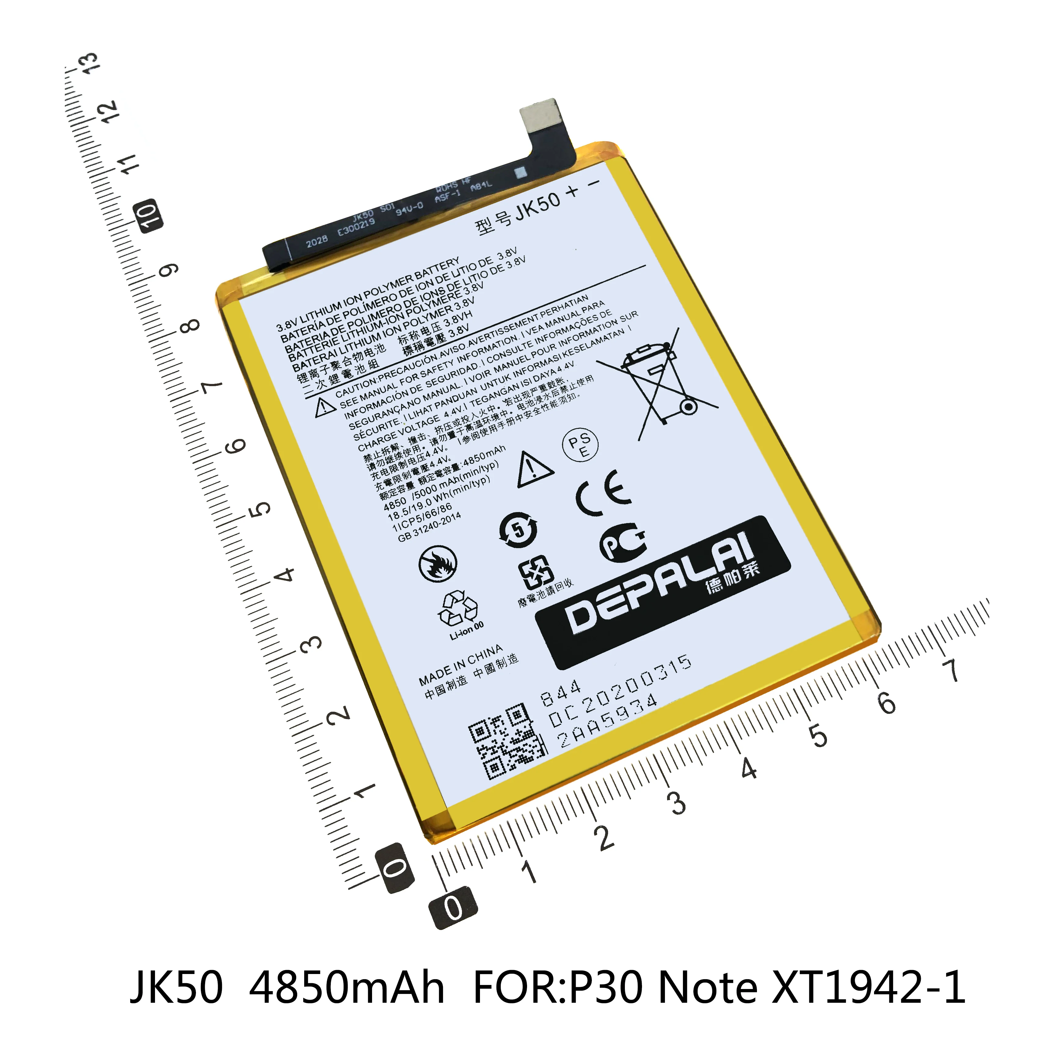 he50 jk50 mc50 mg50 phone battery for motorola moto e4 plus g9 plus g9 xt1773 xt1775 p30 note xt1942 1 internal batteries free global shipping