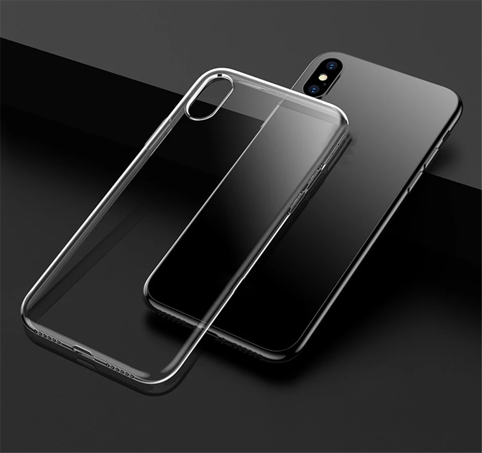 Роскошный чехол для iPhone X XS 8 7 6 s Plus Capinhas, ультра тонкий мягкий силиконовый чехол из ТПУ для iPhone XR 8 11 7 Coque Fundas
