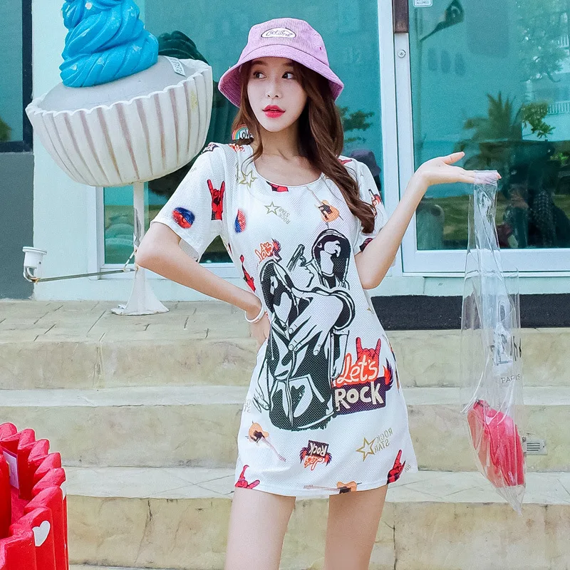 Новый стиль купальный костюм женская мода спортивные боксеры раздельного типа