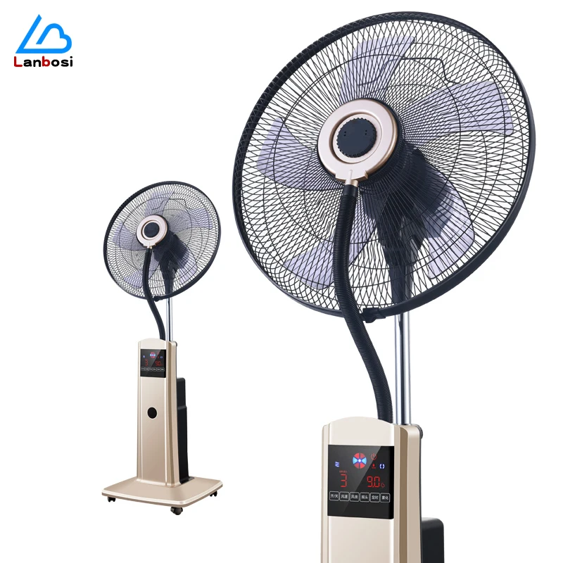 

Spray Electric Fan Humidification Remote Control Floor Fan Refrigeration Water Tomization Fan Vertical Cooling Fan