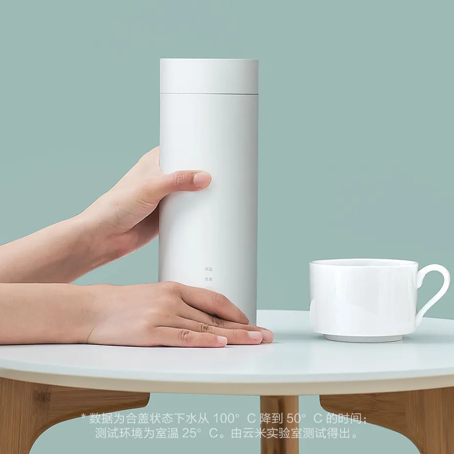 Оригинальный Xiaomi Viomi Электрический стакан для воды 400 мл портативный термос чашка