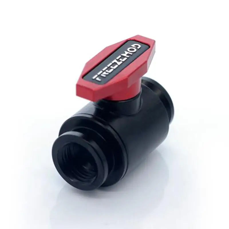 Абсолютно Новый FREEZEMOD компьютер ПК Водяной кулер фитинг сливной клапан шаровой